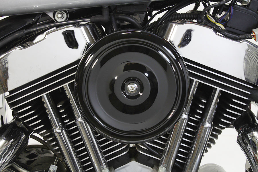 Black Wyatt Gatling Air Cleaner Assembly