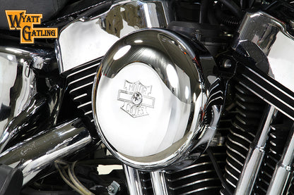 Chrome Wyatt Gatling Air Cleaner Assembly