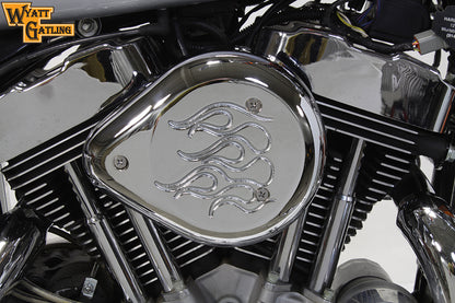 Chrome Wyatt Gatling Air Cleaner Assembly