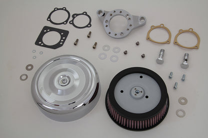 Chrome Wyatt Gatling Air Cleaner Assembly