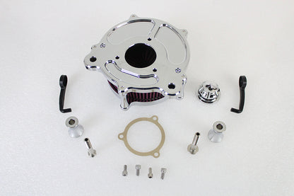 Chrome Exposed Filter Air Cleaner Kit