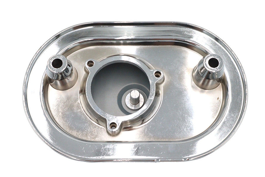 M8 Oval Air Cleaner Cover Kit Chrome