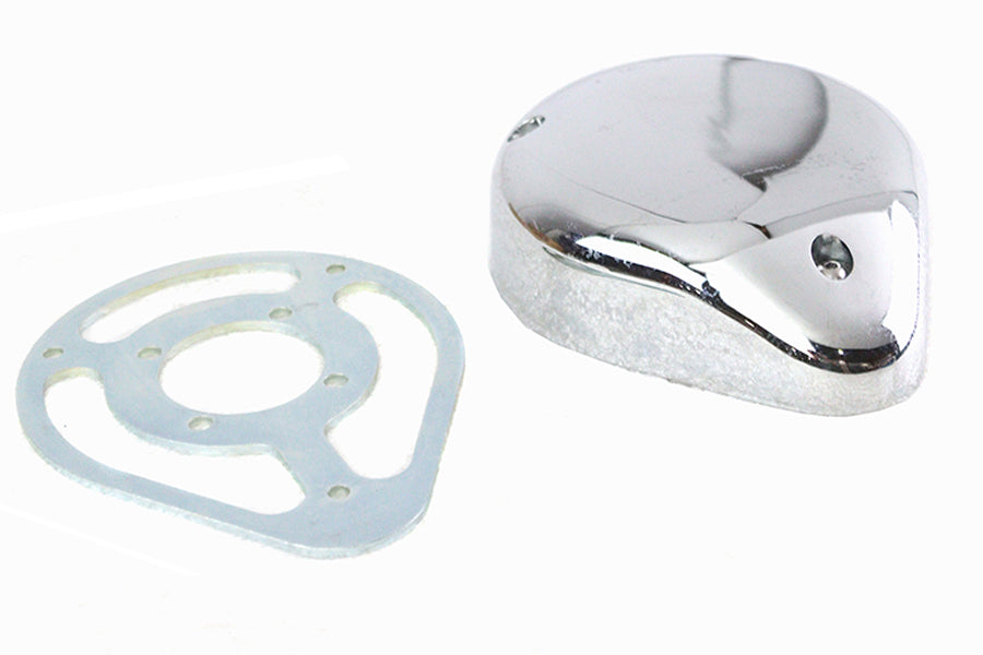 5 Teardrop Linkert Cover Kit Chrome