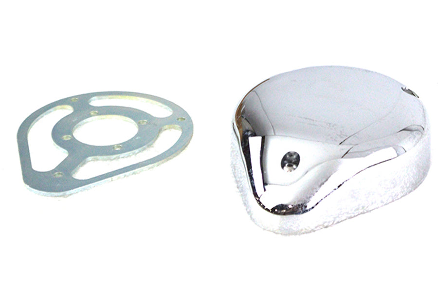 5 Teardrop Linkert Cover Kit Chrome