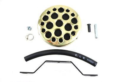 Wyatt Gatling Brass Drilled Air Cleaner