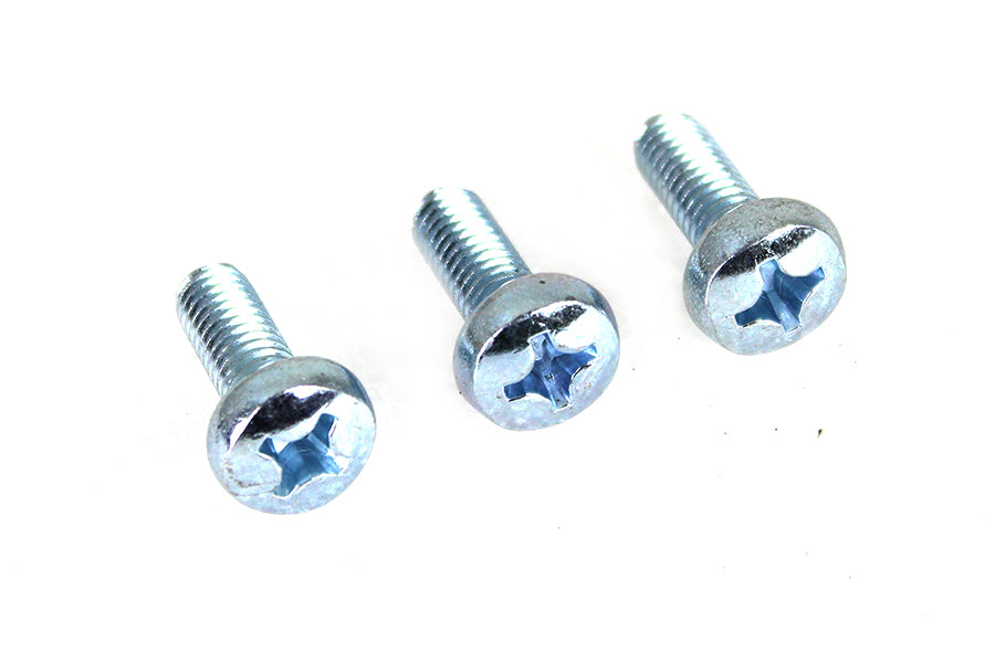 Panhead Phillips Screw Set Zinc Plated