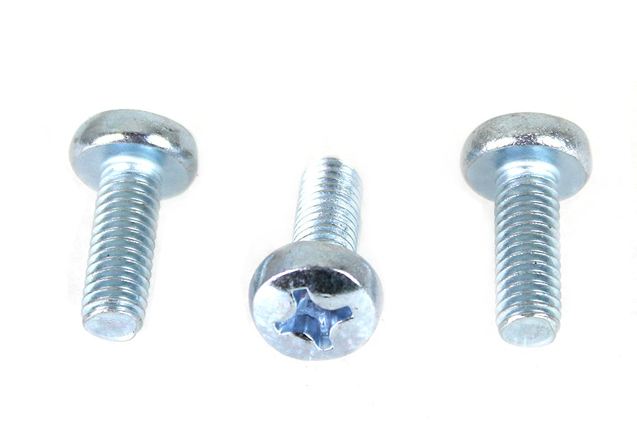 Panhead Phillips Screw Set Zinc Plated