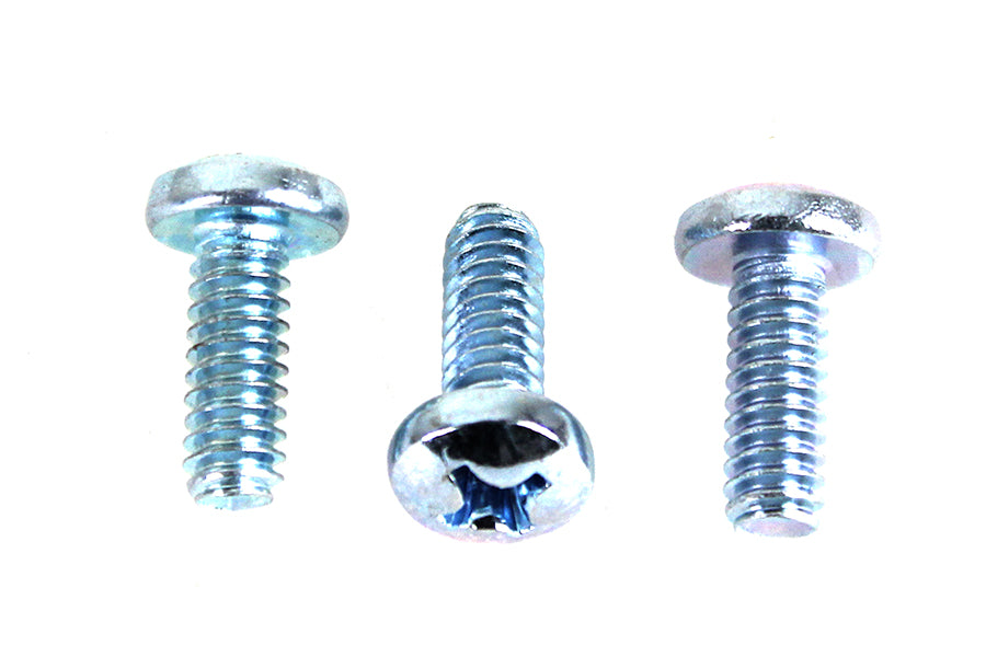 Panhead Phillips Screw Set Zinc Plated