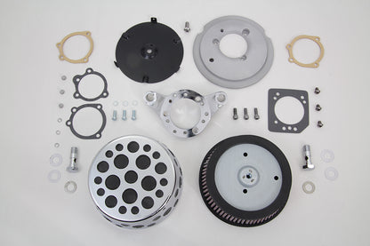 Chrome Wyatt Gatling Air Cleaner Assembly