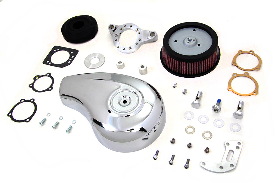 Chrome Wyatt Gatling Air Cleaner Assembly
