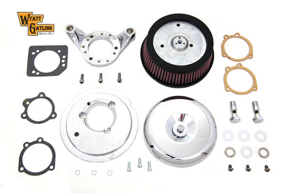 Chrome Wyatt Gatling Air Cleaner Assembly
