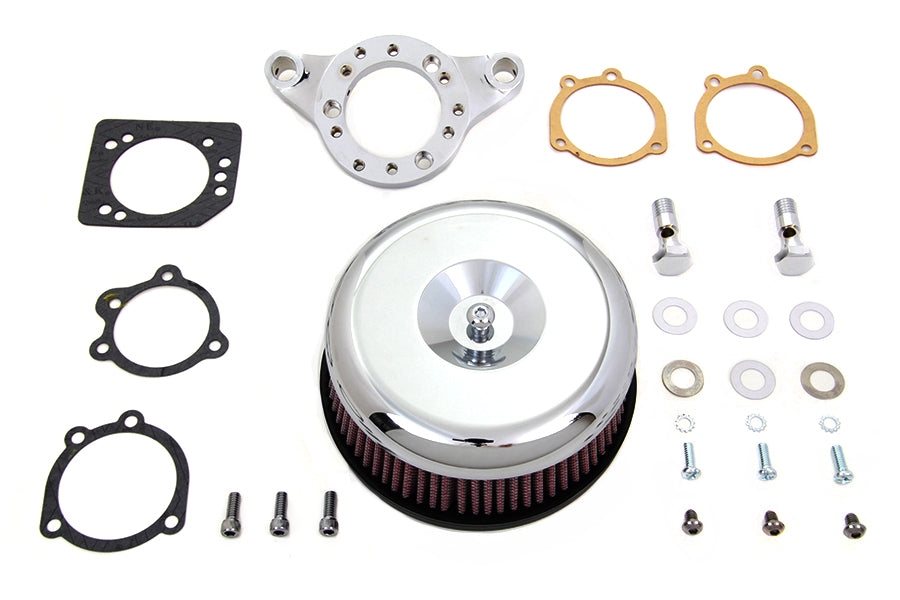 Chrome Wyatt Gatling Air Cleaner Assembly