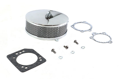 Wyatt Gatling Round Air Cleaner Chrome