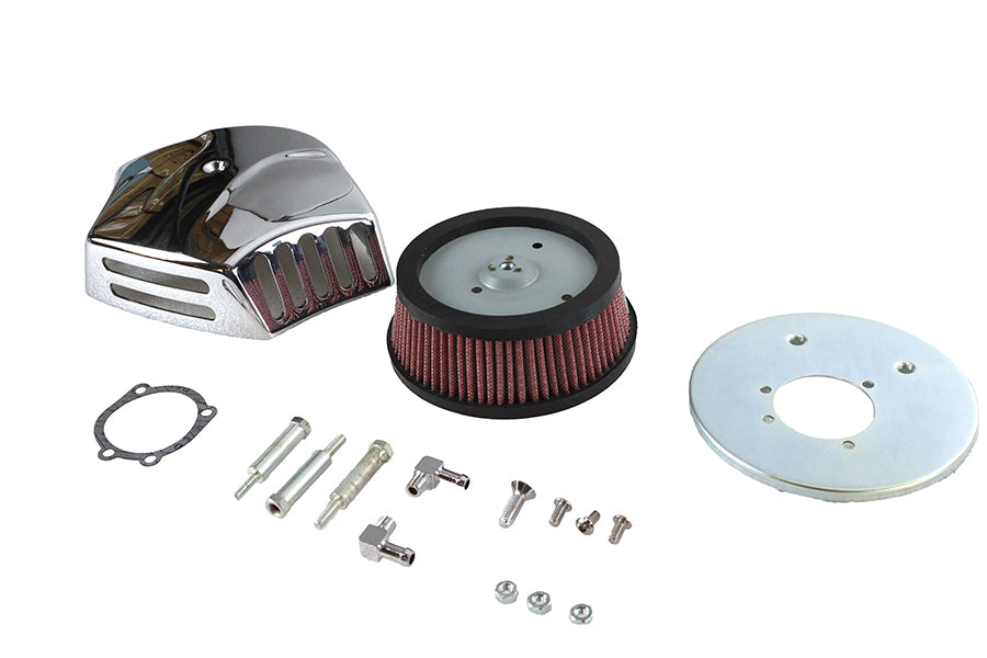 V-Force Air Cleaner Kit Chrome Billet