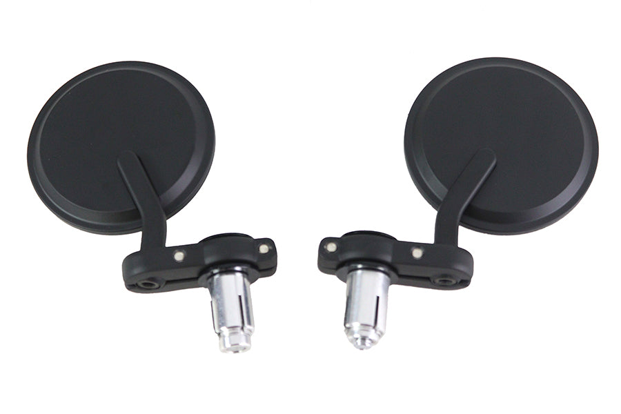 Cafe Style Mirror Set Black