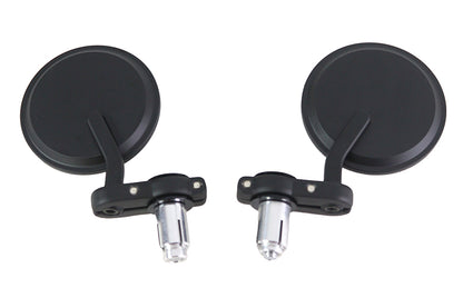 Cafe Style Mirror Set Black