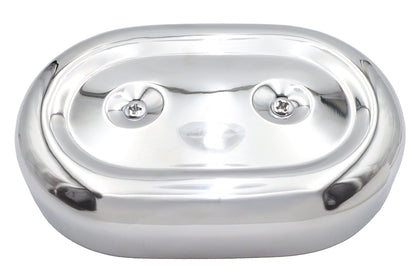 M8 Oval Air Cleaner Cover Kit Chrome