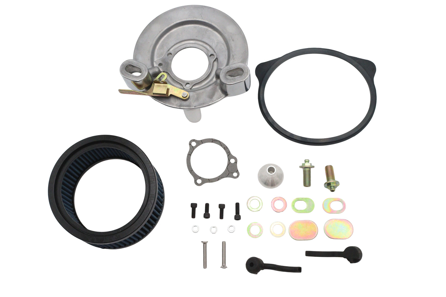Ultima Free Flow Finned Air Cleaner Kit Polished