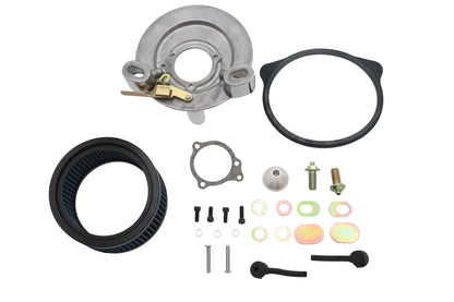 Ultima Free Flow Finned Air Cleaner Kit Polished