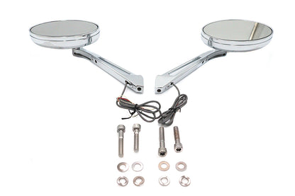 Ellipse Mirror Set with LED Turn Signal