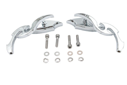 Lucifer Mirror Set Billet with Scroll Stem