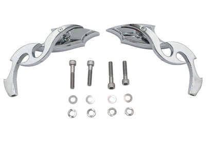 Lucifer Mirror Set Billet with Scroll Stem