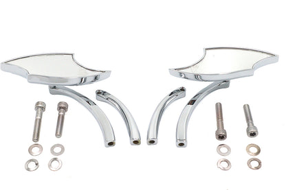 Lucifer Mirror Set Billet with Curve Stem