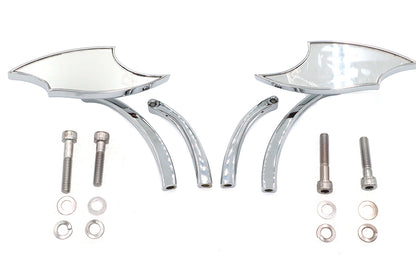 Lucifer Mirror Set Billet with Curve Stem