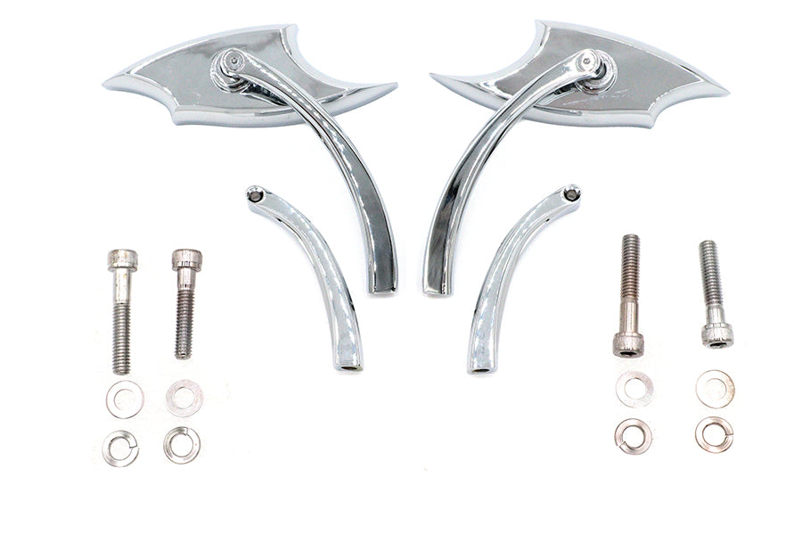 Lucifer Mirror Set Billet with Curve Stem