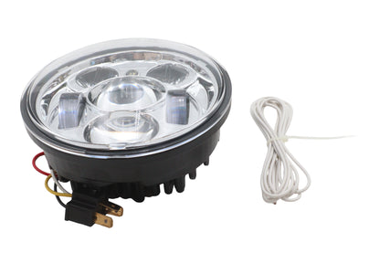 5-3/4 Daylight Projector LED Headlamp Chrome