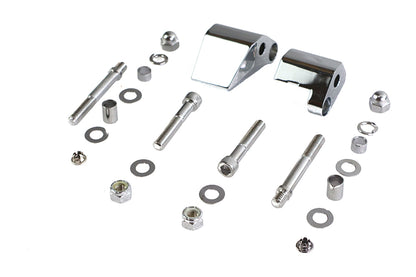 Chrome Mirror Mount Block