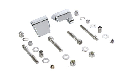 Chrome Mirror Mount Block