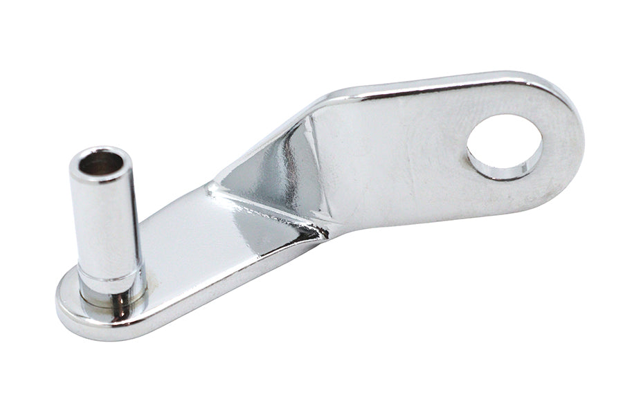 Chrome Carburetor Cable Support Bracket