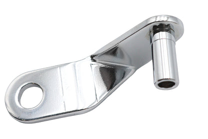 Chrome Carburetor Cable Support Bracket