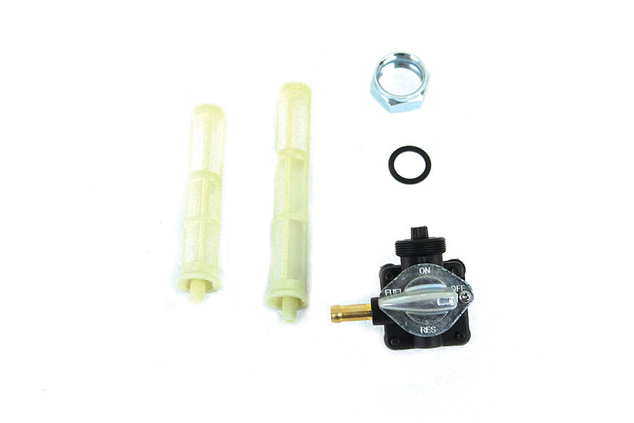 Vacuum Petcock Fuel Valve Black