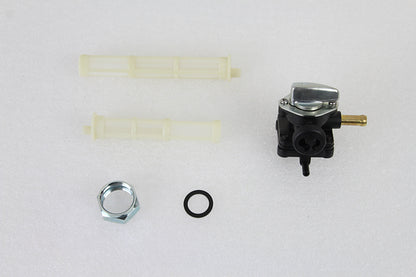 Vacuum Petcock Fuel Valve Black