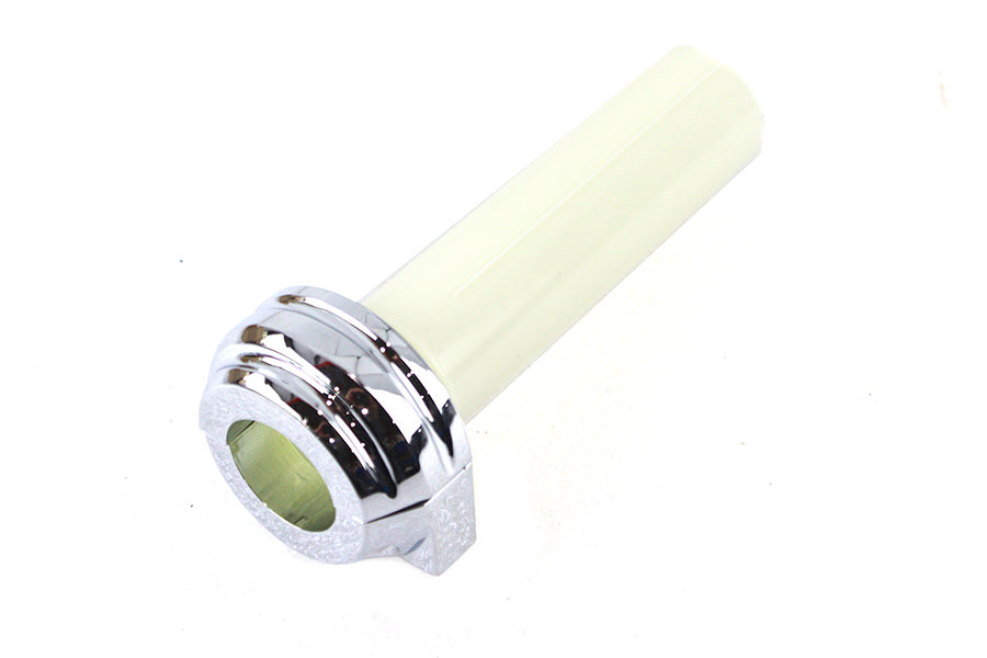 Chrome Handlebar Throttle Clamp and Tube Set