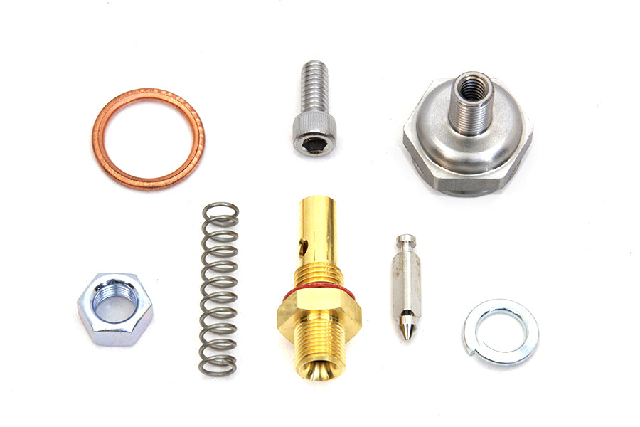 Lock Nut with Linkert Needle and Seat Kit Zinc