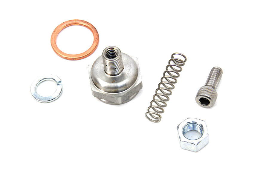 Linkert Carburetor Bowl Lock Nut with Drain Zinc
