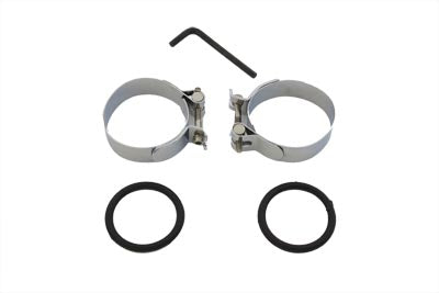 Chrome Intake Manifold Clamp Set