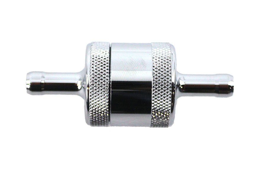 Pingel Inline Fuel Filter Chrome