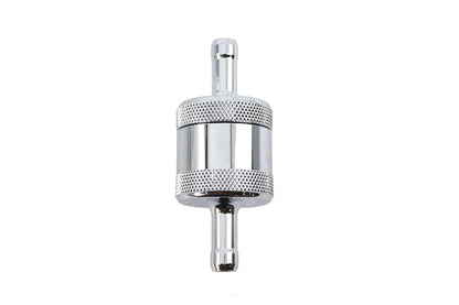 Pingel Inline Fuel Filter Chrome