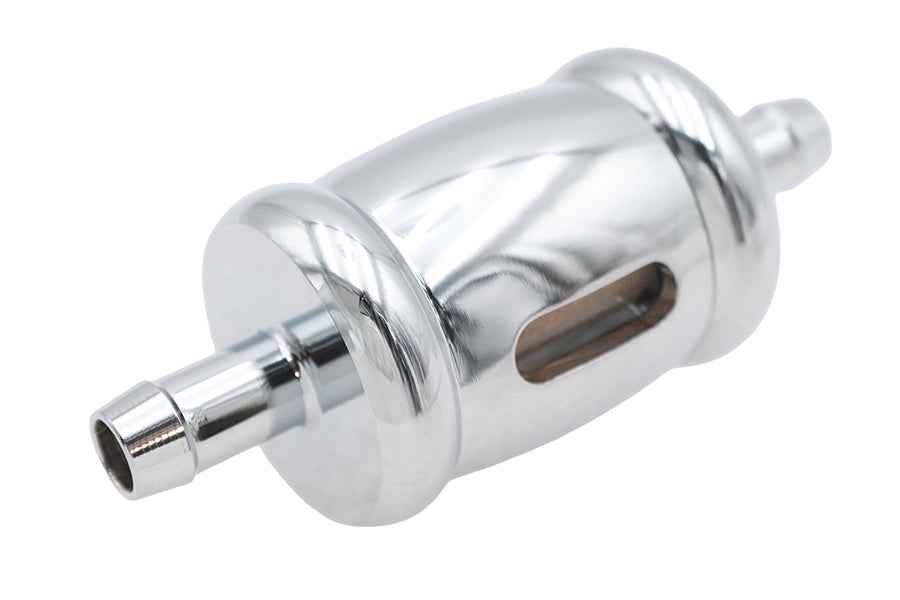 Billet Fuel Filter Chrome