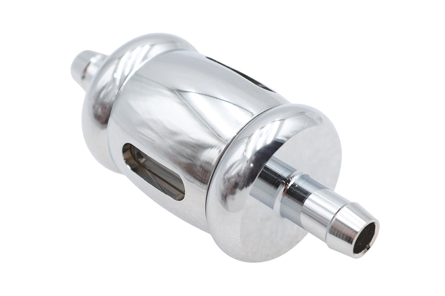 Billet Fuel Filter Chrome