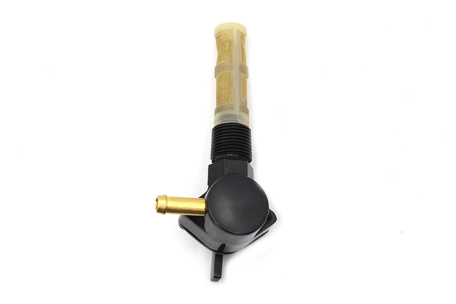 Petcock Right Outlet Black