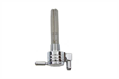 Chrome Sifton Ball Petcock with Downward Outlet