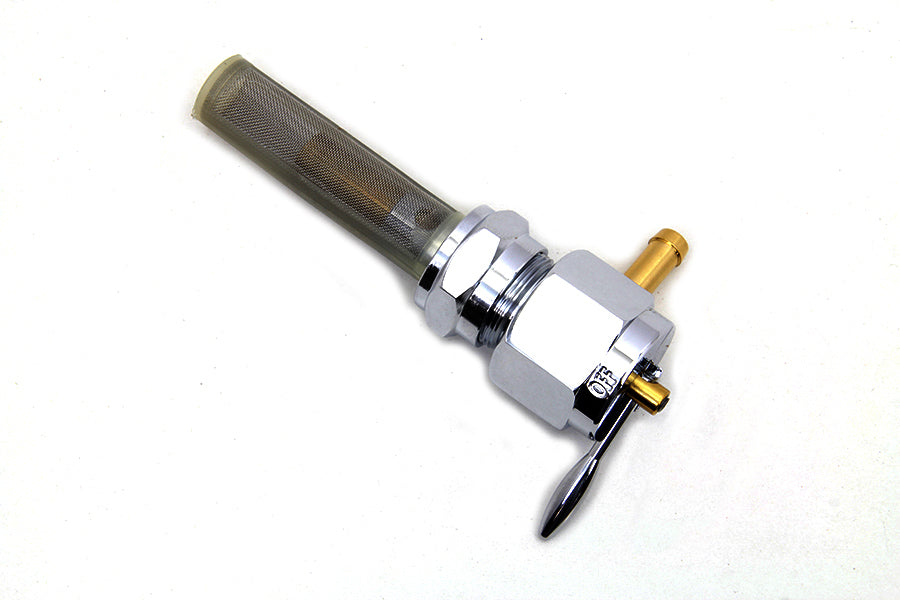 Sifton Chrome Hex Petcock Forward Facing