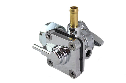 Vacuum Petcock Fuel Valve Chrome