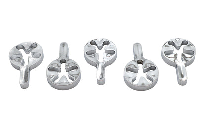 Handlebar Throttle Adjuster Knob Chrome