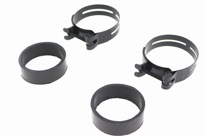 Black Intake Manifold Clamp Set